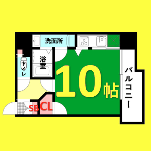 THE DOORS(ザ　ドアーズ)　名古屋市賃貸　仲介手数料無料の間取り