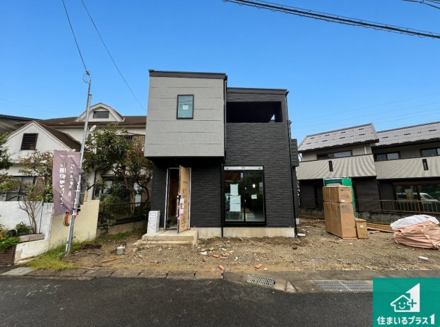 栗東市御園　第1期　新築一戸建ての外観|周辺は落ち着いた街並みの住宅地！子育てがしやすい住環境です！まだ未完成ですが、現地でしかわからない事もございます。是非一度ご覧ください。