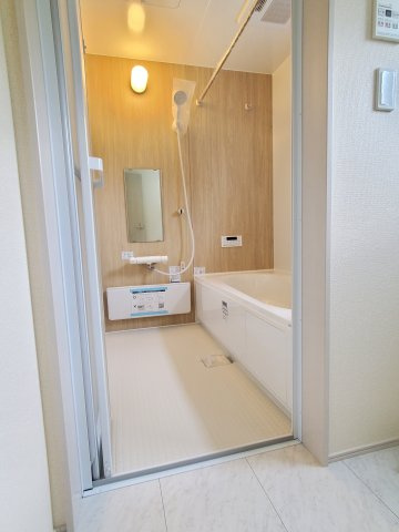 八潮市　八潮7丁目　新築戸建　全2棟の浴室|施工例です