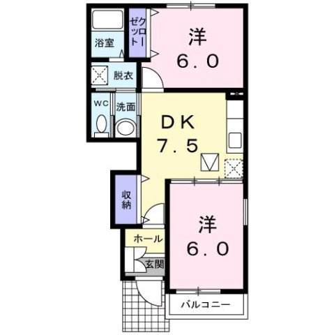 【間取り】 | アスティオスＡ