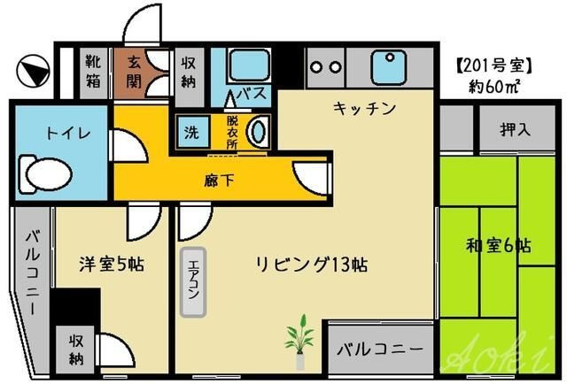 シルバーパレス目白の間取り