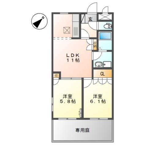 フォレスト　ヴィラの間取り