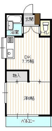 メゾンドシャルムの間取り