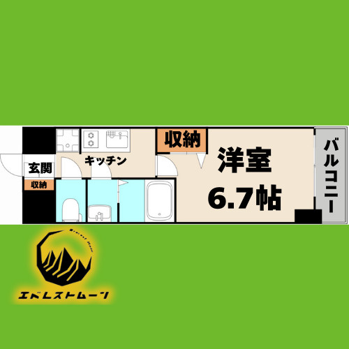 エステムコート名古屋グロースの間取り