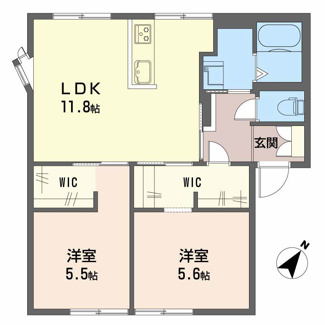 【間取り】 | ハイマットメゾン　Ｂ