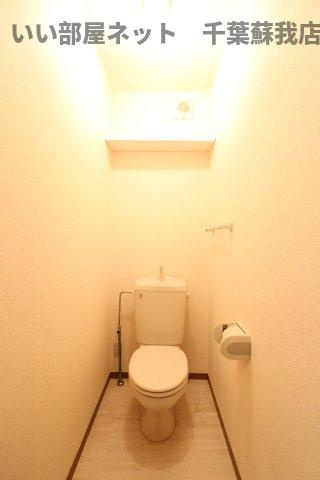 ヴェルドパーク　Ｂのトイレ|シンプルで使いやすいトイレです
