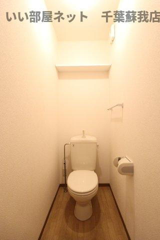 ヴェルドパーク　Ｂのトイレ|シンプルで使いやすいトイレです