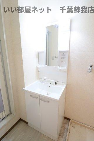 ヴェルドパーク　Ｂの洗面所|忙しい朝には欠かせない洗面所です
