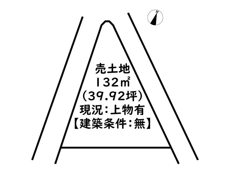 小野市池田町/売土地の土地図