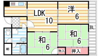 【間取り】 | ハピネス48