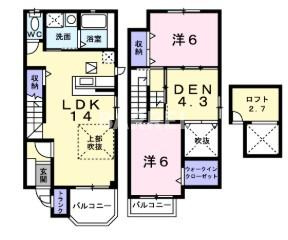 グリーンヒルの間取り