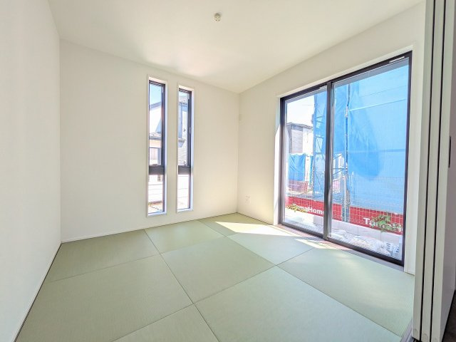 八王子市　楢原町　新築一戸建て　４期の和室|～リビングに面している4.5帖の和室です～
