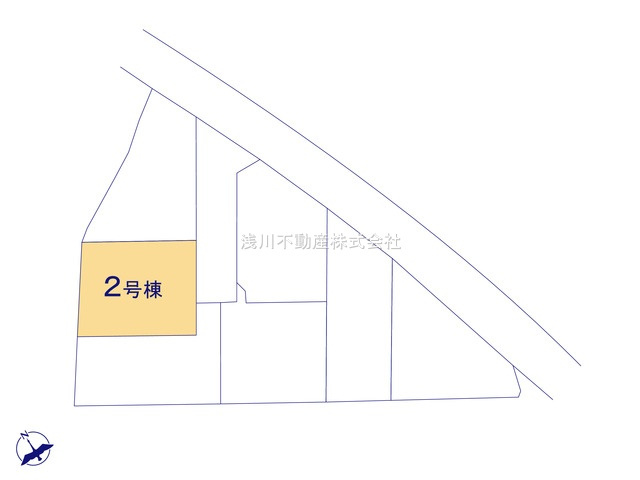 八王子市　楢原町　新築一戸建て　４期の区画図|～全7棟の新しいコミュニティが誕生～