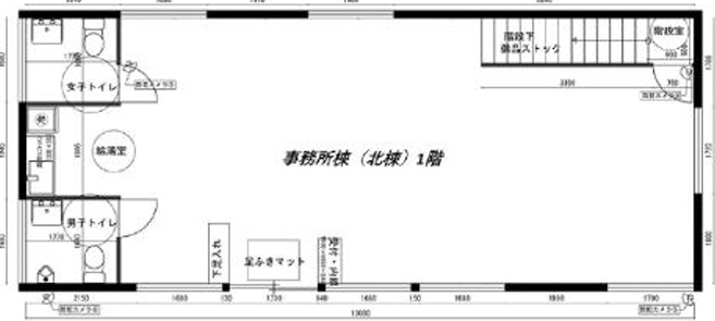 泉町４丁目貸事務所・倉庫の間取り