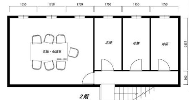 泉町４丁目貸事務所・倉庫の間取り