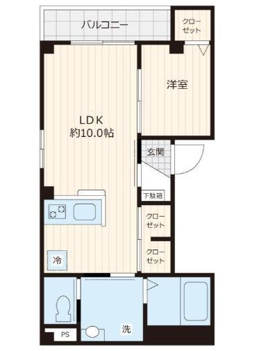 バハラ南小岩の間取り|間取りです。