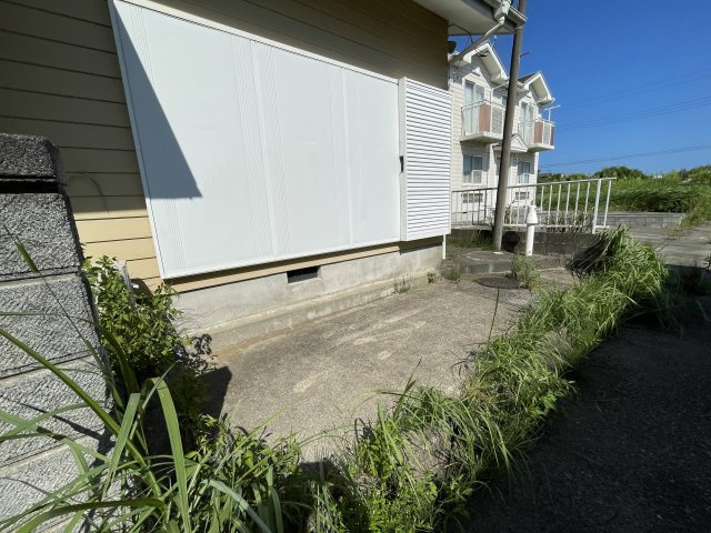 白子町古所戸建の駐車場
