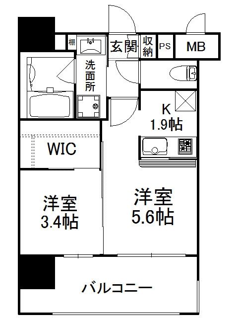 新品家具付きマンション薬院16(KaGood福岡)