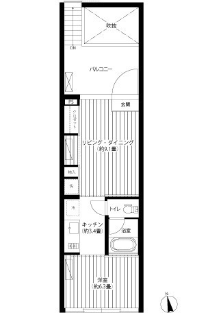 【間取り】 | パークジオ学芸大学 | 

