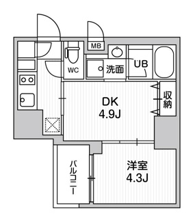 【間取り】 | ＳＹＦＯＲＭＥ大井町Ⅱ