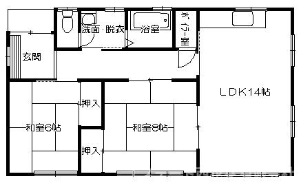 アイ貸家の間取り