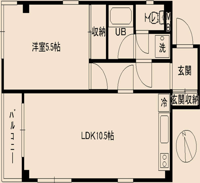 シントミプラザ稲荷町の間取り