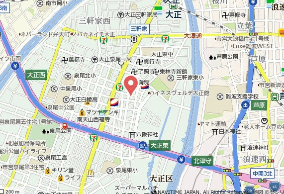 【地図】 | グランカリテ大正ドマーニ