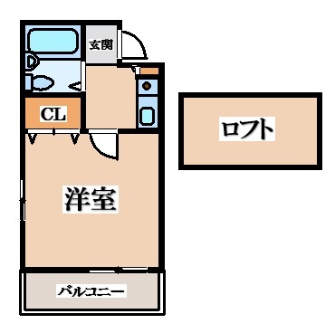 【間取り】 | レオパレス住道第２