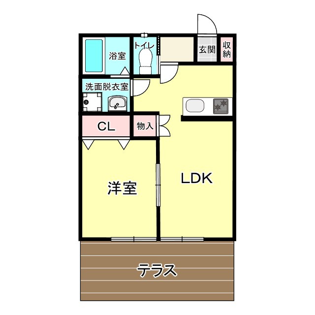 リバーフィールド柳川の間取り