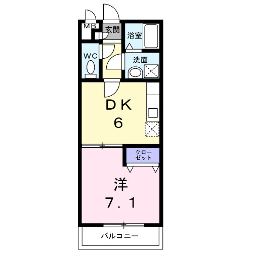 アンプルールリーブルＷｉｎｇ　　　刈谷市近郊の賃貸はクラスホーム刈谷店の間取り