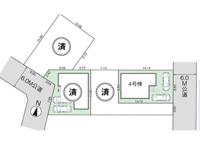 【区画図】 | GRAFARE 北本市下石戸5期　新築住宅