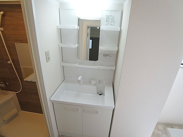 Regulus水木通の洗面所|シャワー付きの独立洗面台