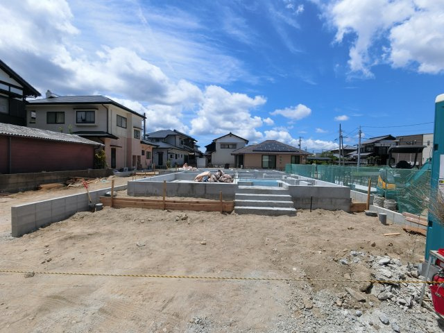 唐津市鏡　第10　1号棟の外観|工事中