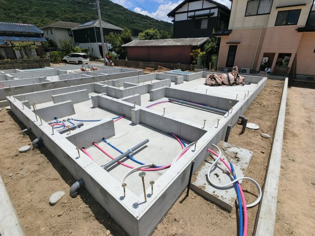 唐津市鏡　第10　1号棟の外観|工事中