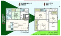 唐津市鏡　第10　1号棟の間取り