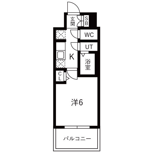 ファステート難波ミライズの間取り|ファステート難波ミライズ　間取り