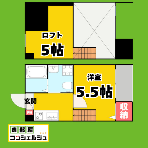 アソシエⅢ(アソシエスリー)の間取り