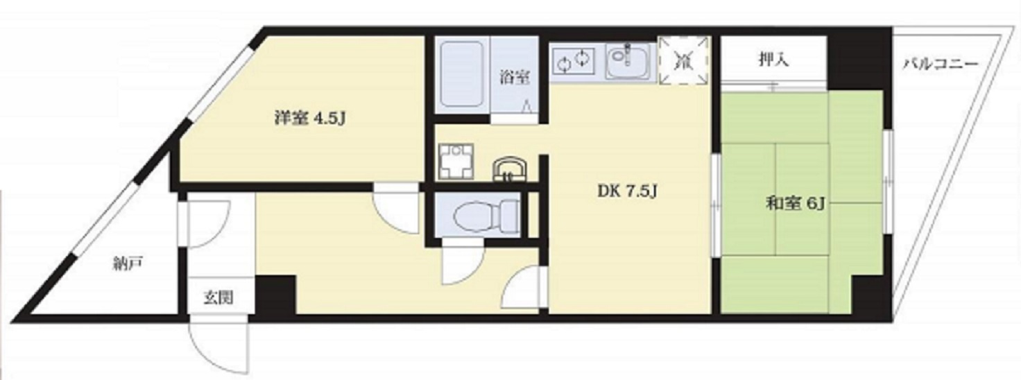KTエンゼルハイム大森本町第3の間取り|間取り　使いやすい間取り