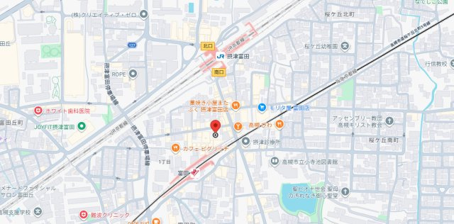 ホワイトレジデンスの地図