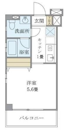 キバサンフラットの間取り|間取りです。