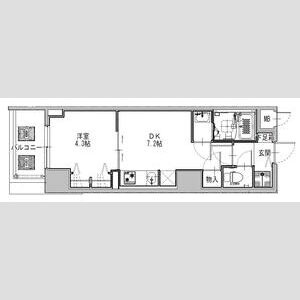 S-RESIDENCE堺筋本町Unoの間取り