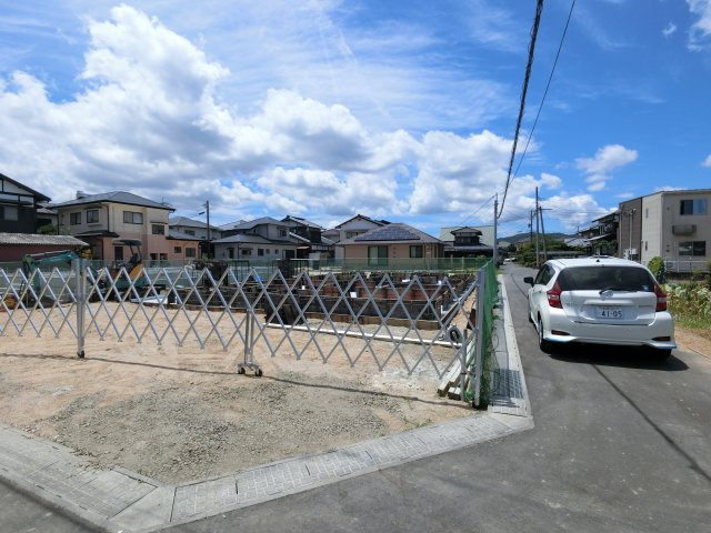 唐津市鏡　第10　2号棟の外観|工事中