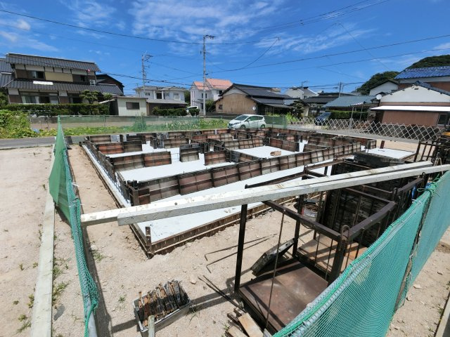 唐津市鏡　第10　2号棟の外観|工事中