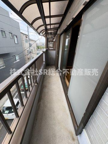 稲葉2丁目中古戸建のバルコニー|陽当たり良好で洗濯物が乾きやすいです！