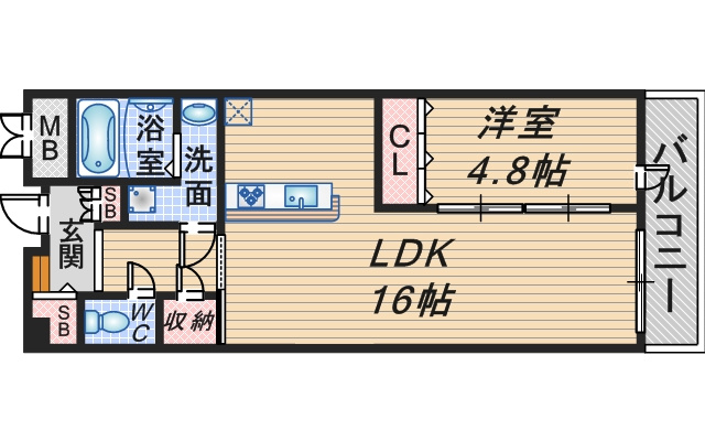 グリシーヌの間取り
