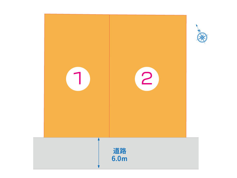 【深谷市常盤町　全体区画図】