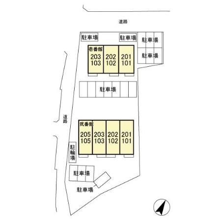 【区画図】 | イストワール　弐番館