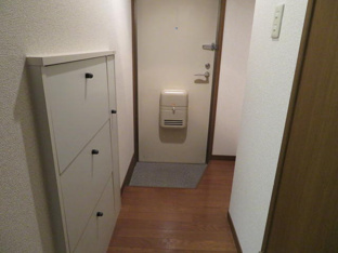 玄関にシューズボックスあり