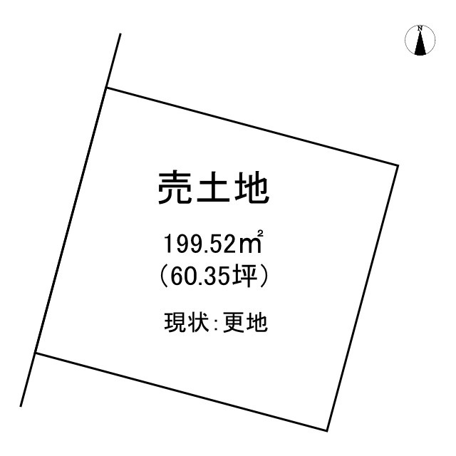 恒久5丁目の土地図