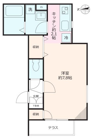 オキューバ田端の間取り
